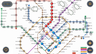 Screenshot #1 pour Singapore MRT Map Route