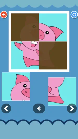 Animal puzzle Doodle Coloring screenshot 3