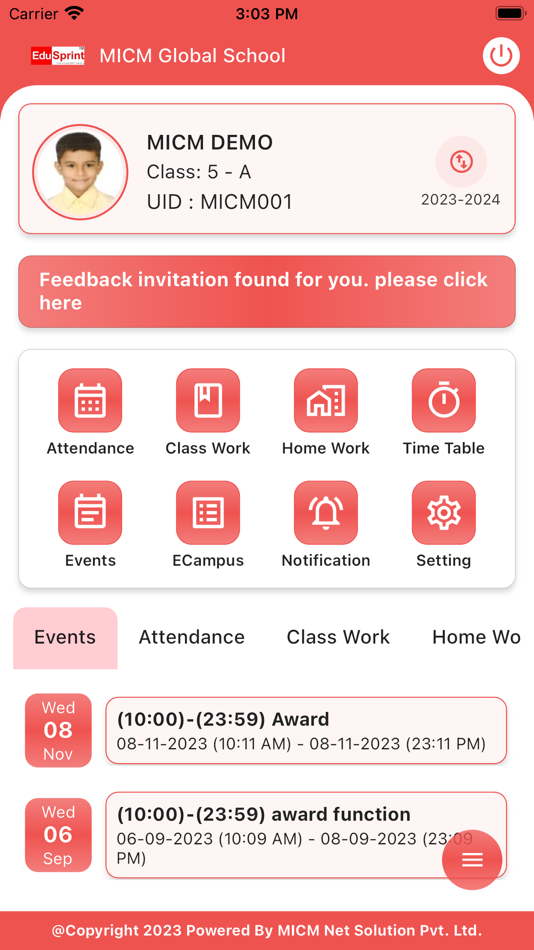 #3. Edusprint Pro (iOS) 由: MICM Net Solutions Pvt Ltd