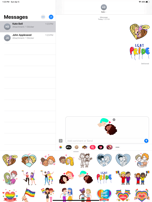 Screenshot #5 pour I’m Her Girlfriend Stickers