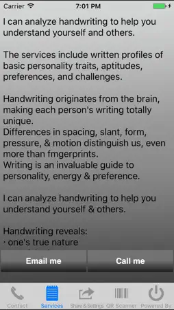 Handwriting Analysis by Dave screenshot 2