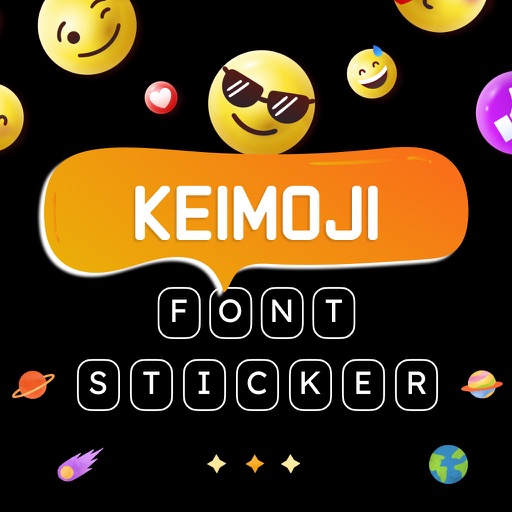 Keyboard Font Stickers Keimoji