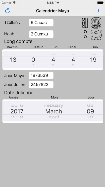 MayaCalendar : Calendrier Maya