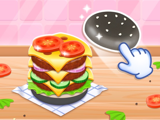 バーガー と 食べ物 料理ゲーム 為に 子供 と 赤ちゃんのおすすめ画像3