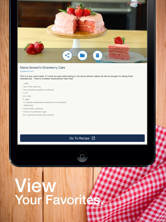 Screenshot #6 pour Pinch It! Recipe Box