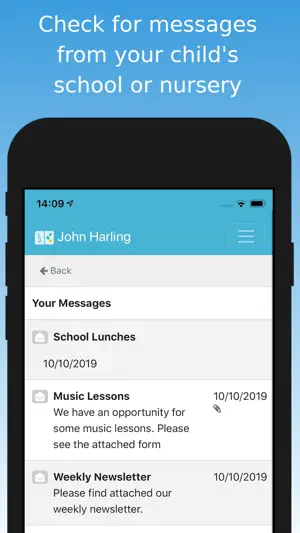 Learning Journals ParentZone screenshot 4