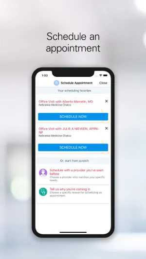 Nebraska Medicine screenshot 2