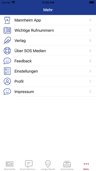 Stadtteil-Portal Screenshot