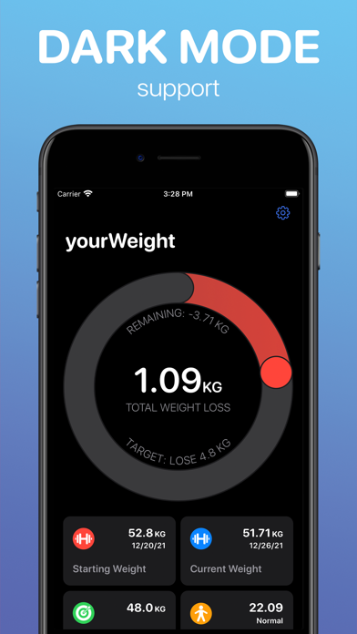 yourWeight: Weight Tracker Screenshot