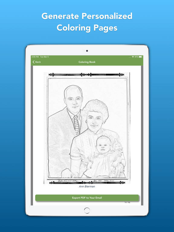 Memories Book Family History iPad screenshot 5 - Reference app