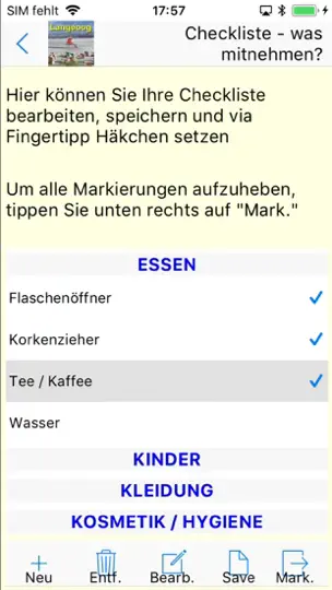 Screenshot von Langeoog App Für Den Urlaub auf dem iPhone 7