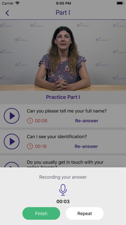 ICORRECT - IELTS SPEAKING