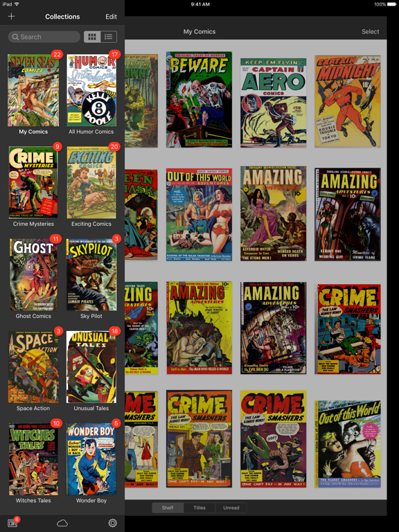 iComics iPad screenshot 3 - Entertainment app