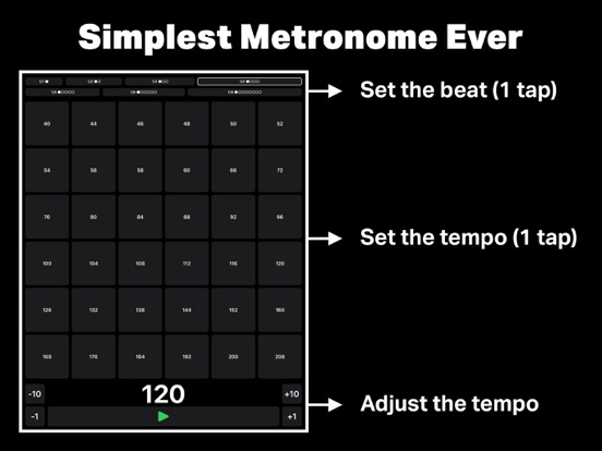 Screenshot #4 pour Metronome: Tap Tempo & BPM