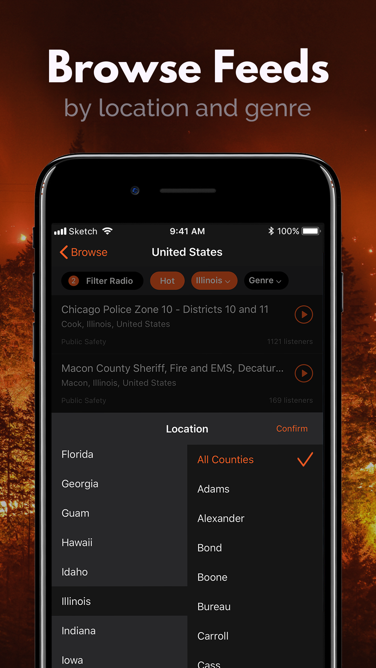 Police Scanner: Fire Radio screenshot 4