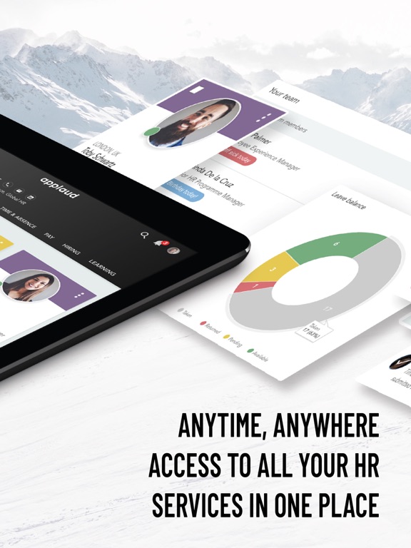 Applaud HR iPad screenshot 2 - Business app