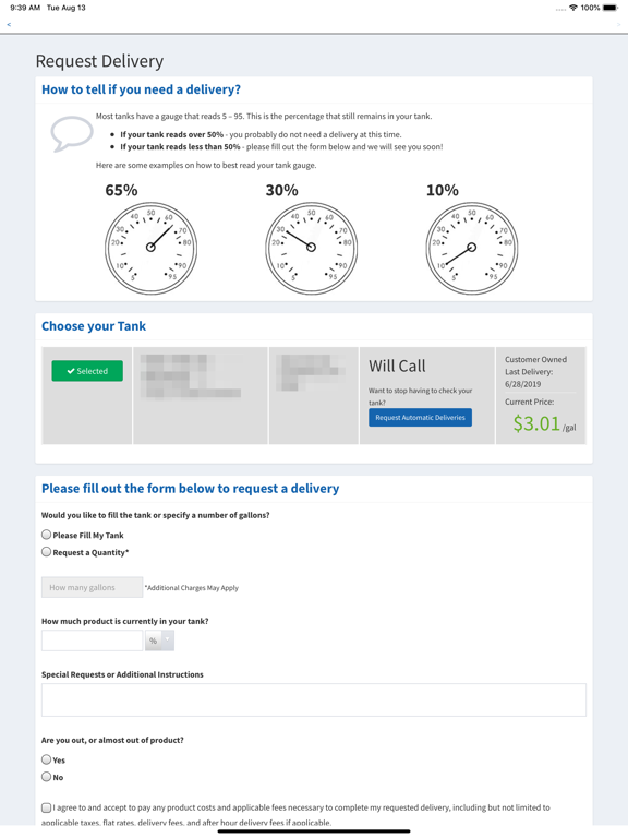 Edisto Gas iPad screenshot 6 - Business app