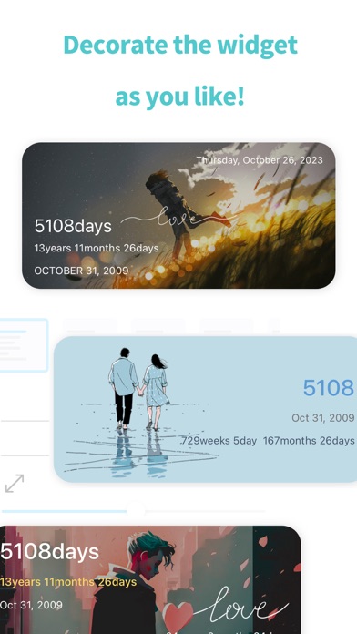 Couple Widget - Love Countdown Screenshot