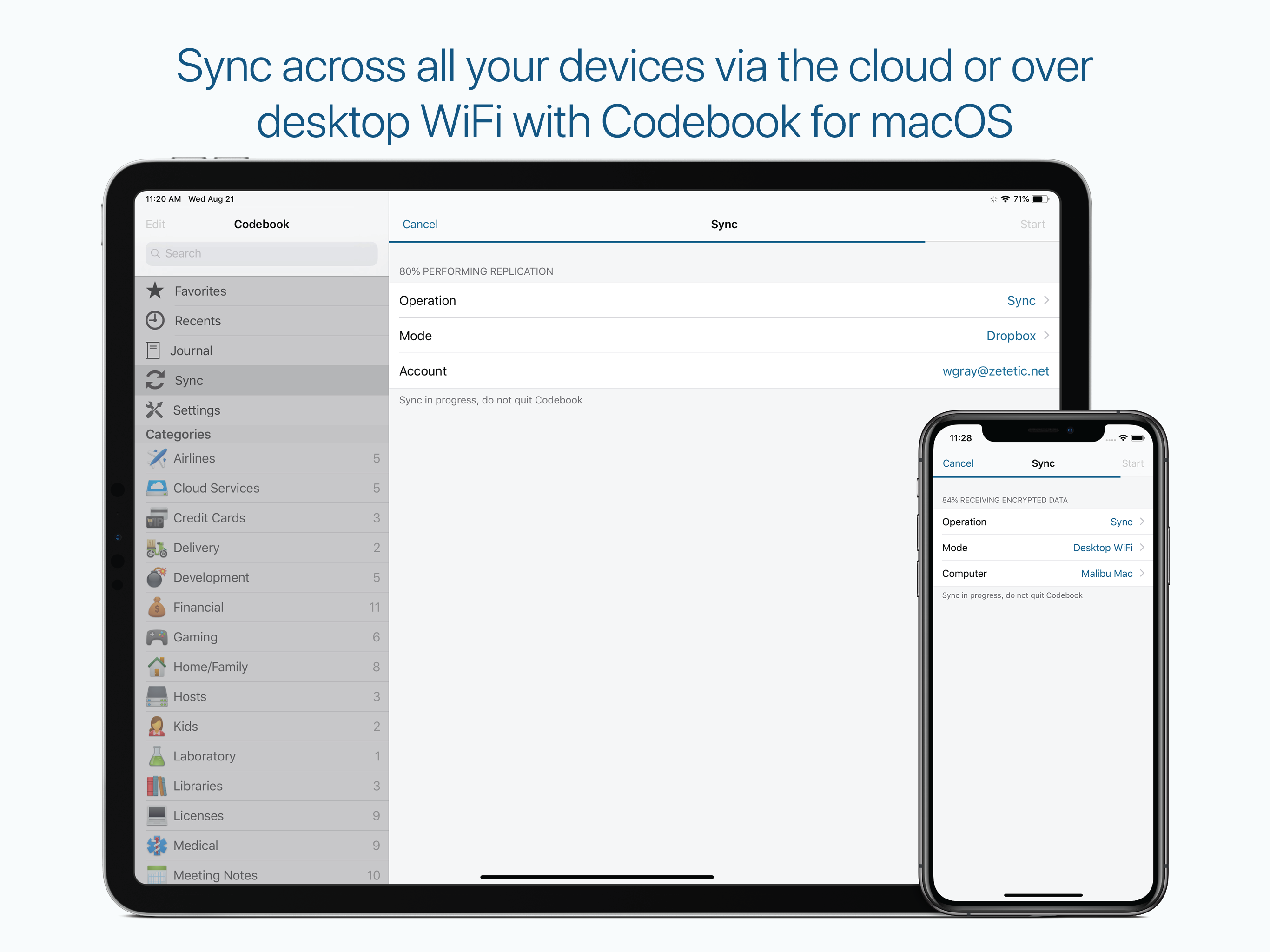 Codebook Password Manager
