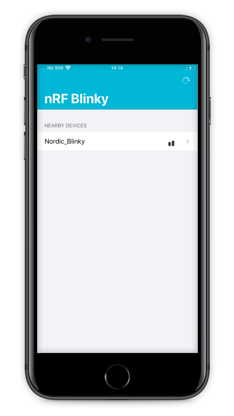 nRF Blinky screenshot 1