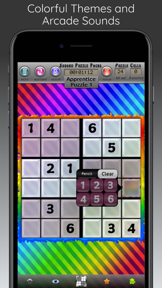 #7. Sudoku Puzzle Packs (iOS) Av: Thumb Wizards
