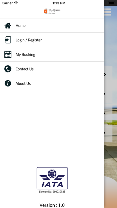 FlyBooking iPhone screenshot 9 - Travel app