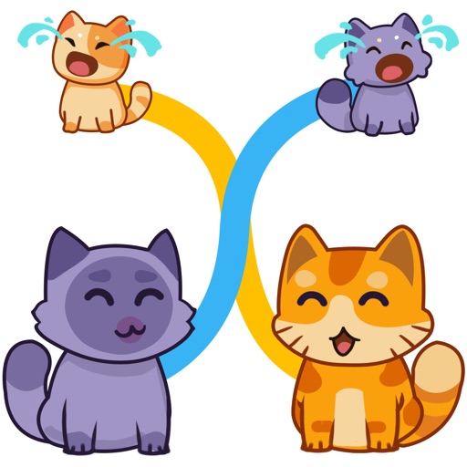 Cat Puzzle: Draw to Kitten Icon