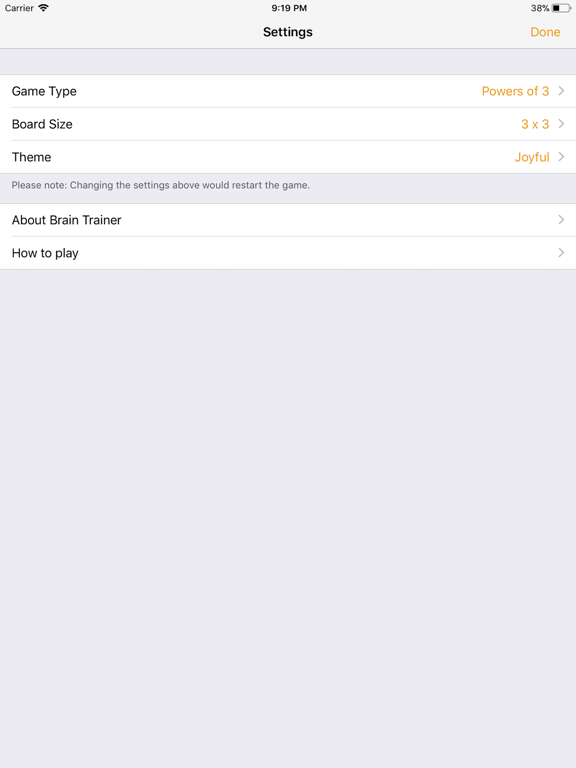 Brain Trainer: numbers game iPad screenshot