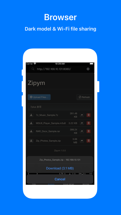 Zipym Pro Screenshot