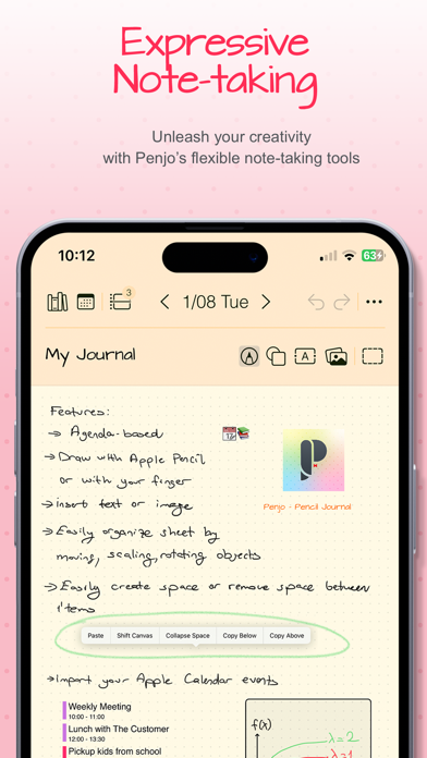 Penjo: Pencil Journal, Planner Screenshot