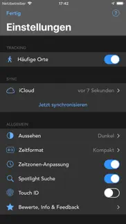geofency - zeiterfassung iphone bildschirmfoto 4