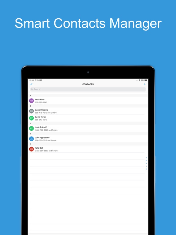 Screenshot #4 pour 1Contacts Pro