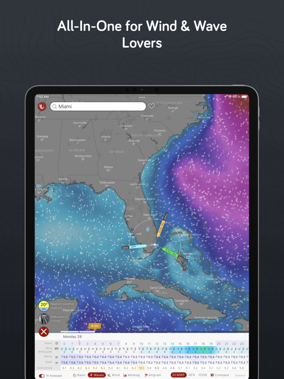 Windy.com - Weather & Radar iPad app afbeelding 7