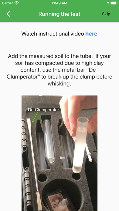 microBIOMETER® Reader Screenshot