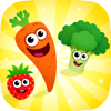 Kids writing app Toddler Games - Funny Food: Kids Learning Games