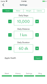 The Pedometer: Step Counter screenshot