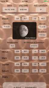 Perpetual Nautical Almanac screenshot