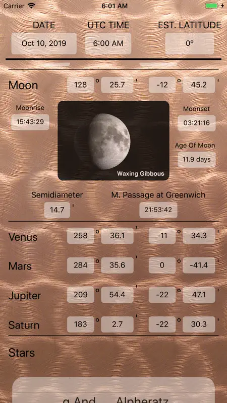 Perpetual Nautical Almanac screenshot 3 of 4
