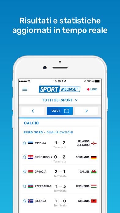 SportMediaset Screenshot