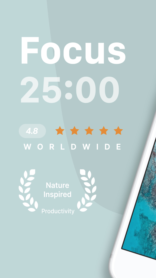 #1. Pomodoro & Focus Timer - DEEP (iOS) 由: Beaucode Ventures UG (haftungsbeschränkt)