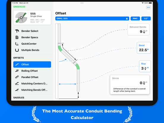 Screenshot #5 pour QuickBend: Conduit Bending