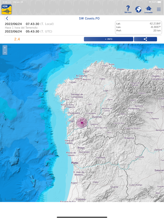 Screenshot #5 pour IGN Terremotos