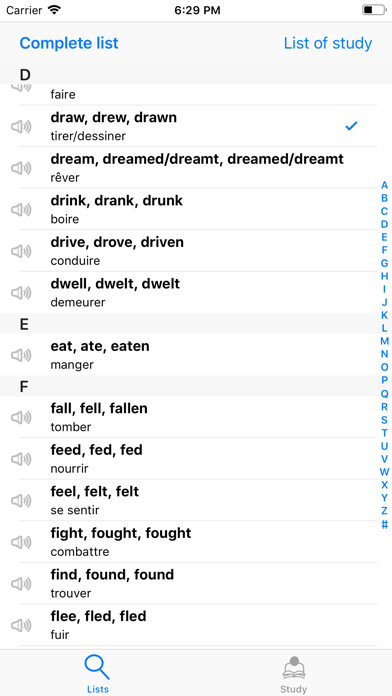 Learn Iverbs Screenshot 1 of 4