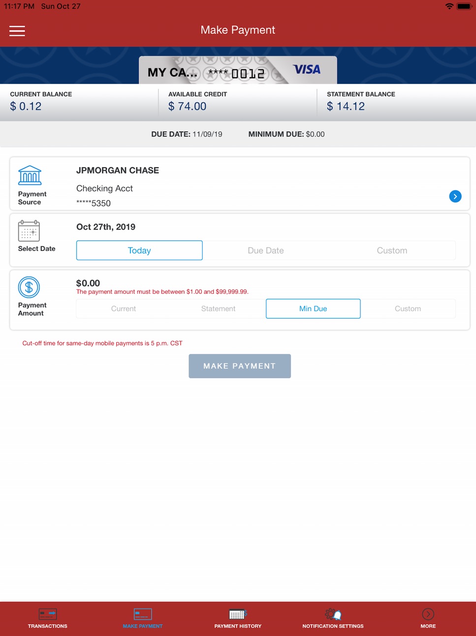 iPad screenshot