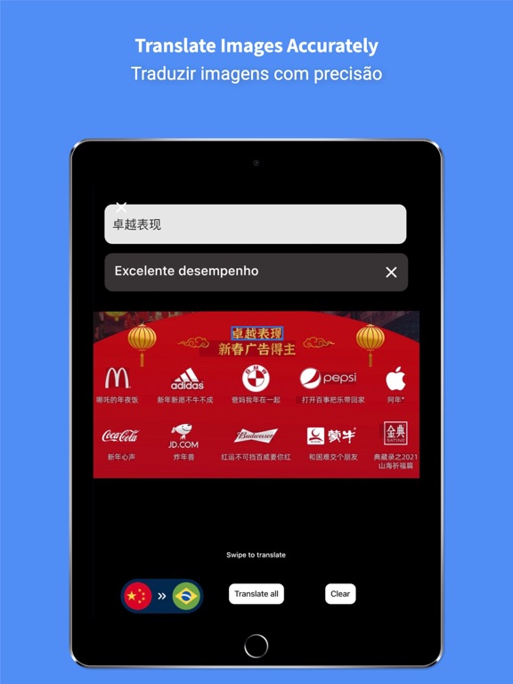 Brazilian Translator - BraGo iPad screenshot 4 - Productivity app