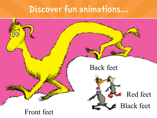 The Foot Book - Read & Learn iPad app afbeelding 2