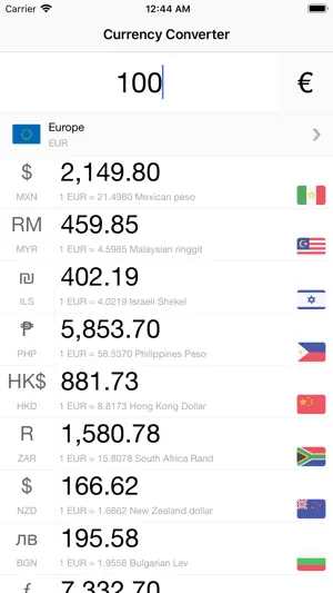 Currency Converter, Gold Rates screenshot 3