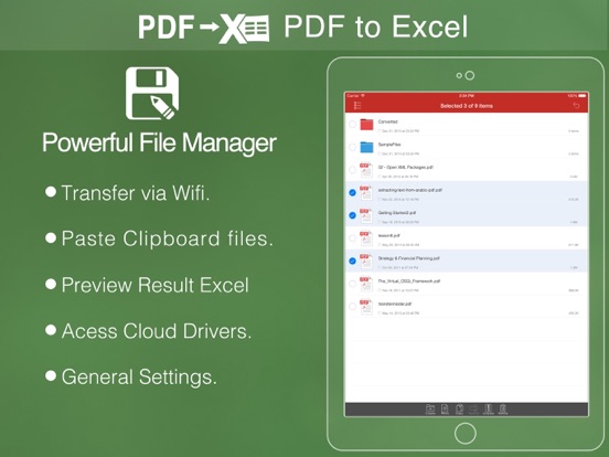 Screenshot #6 pour PDF à Excel