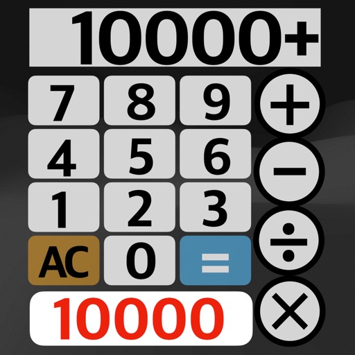 Calculator with 10000 button