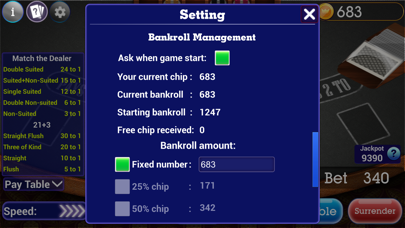 Spanish Blackjack 21 Screenshot